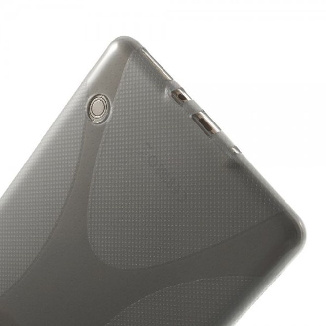 Samsung Galaxy Tab S 8.4 (T700/T701/T705) Elastisches Plastik Case X-Shape - grau