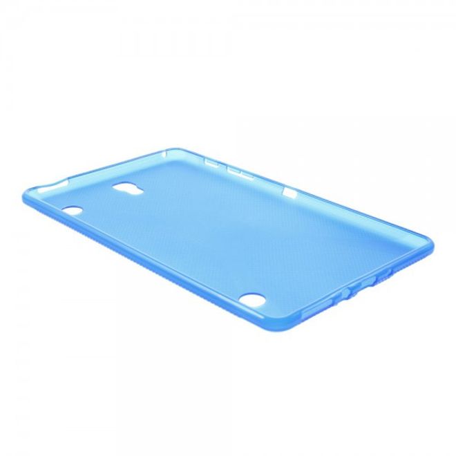 Samsung Galaxy Tab S 8.4 (T700/T701/T705) Elastisches Plastik Case X-Shape - blau