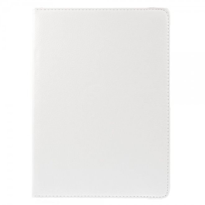 Samsung Galaxy Tab S 10.5 Hülle - 360° rotierbares Case aus Leder - weiss