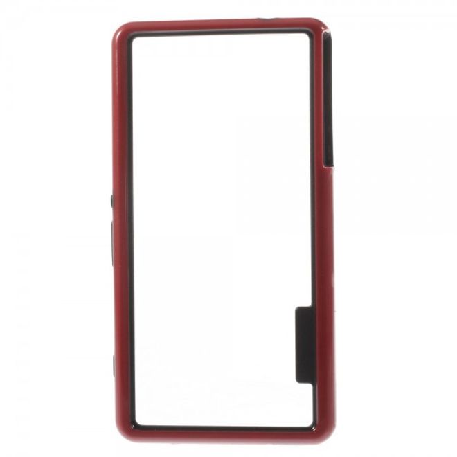 Sony Xperia Z3 Compact Plastik Bumper - rot