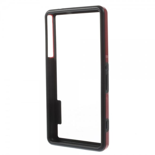 Sony Xperia Z3 Compact Plastik Bumper - rot