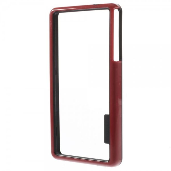 Sony Xperia Z3 Compact Plastik Bumper - rot