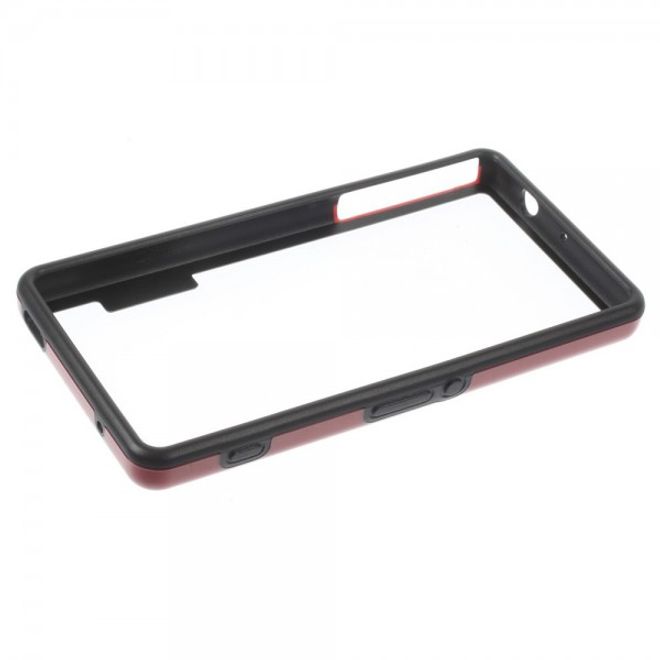 Sony Xperia Z3 Compact Plastik Bumper - rot