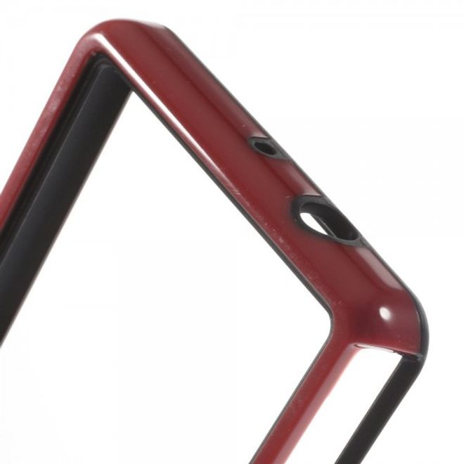 Sony Xperia Z3 Compact Plastik Bumper - rot