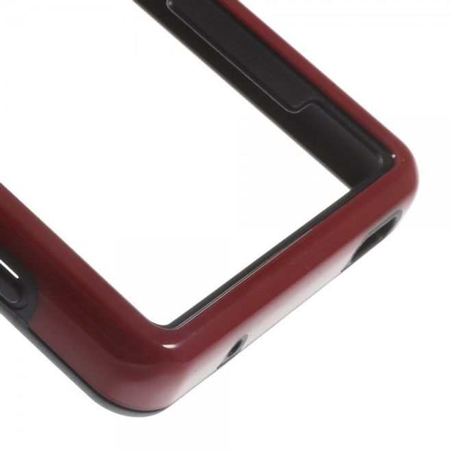 Sony Xperia Z3 Compact Plastik Bumper - rot
