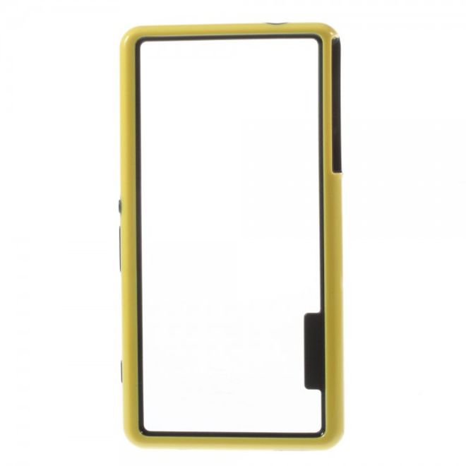 Sony Xperia Z3 Compact Plastik Bumper - gelb