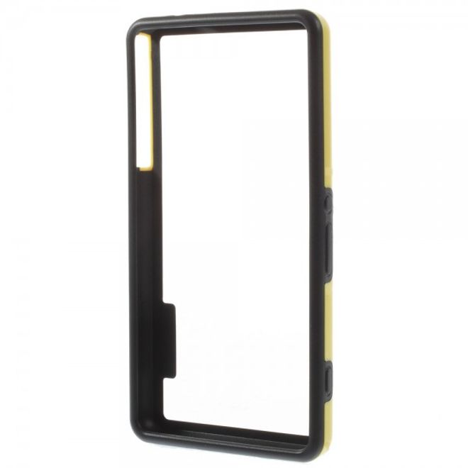Sony Xperia Z3 Compact Plastik Bumper - gelb