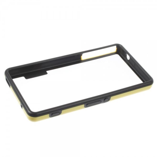Sony Xperia Z3 Compact Plastik Bumper - gelb