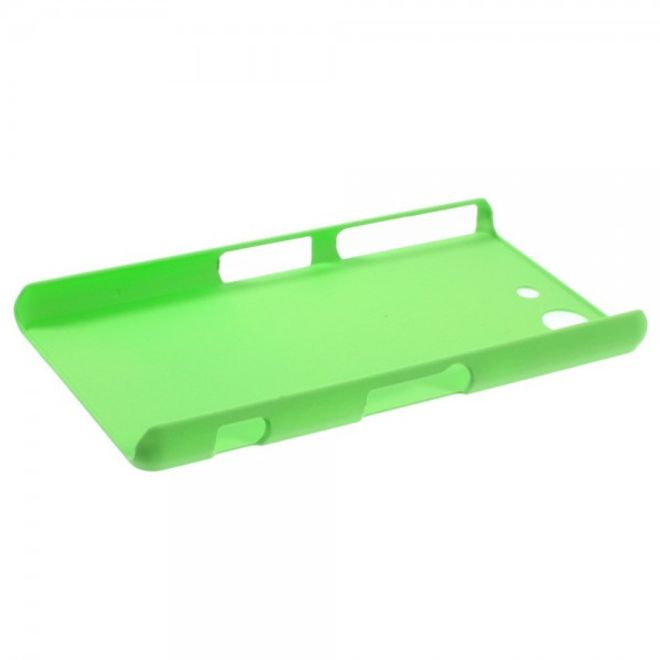 Sony Xperia Z3 Compact Schlichtes Hart Plastik Case - grün