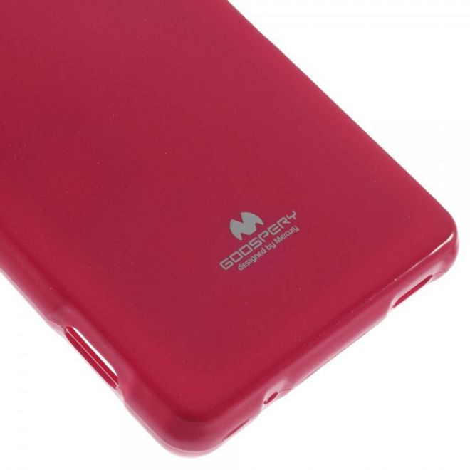 Goospery - Sony Xperia Z3 Compact Handy Hülle - TPU Soft Case - Pearl Jelly Series - pink