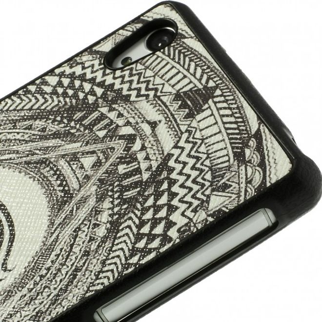 Sony Xperia Z2 Lederartiges Plastik Case mit dem Auge des Horus