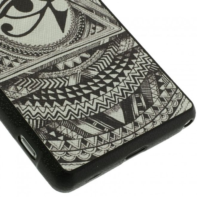 Sony Xperia Z2 Lederartiges Plastik Case mit dem Auge des Horus