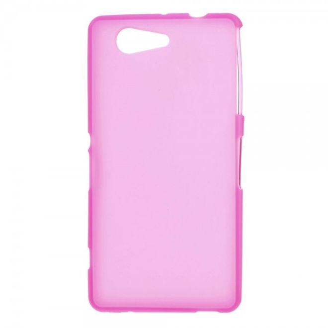 Sony Xperia Z3 Compact Elastisches, weiches Plastik Case - rosa