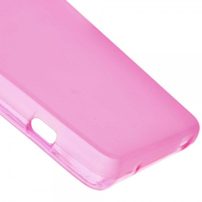 Sony Xperia Z3 Compact Elastisches, weiches Plastik Case - rosa
