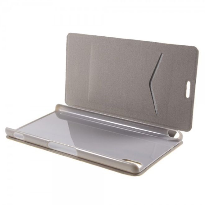 Sony Xperia M4 Aqua Leder Case mit Kreditkartenschlitz - orange