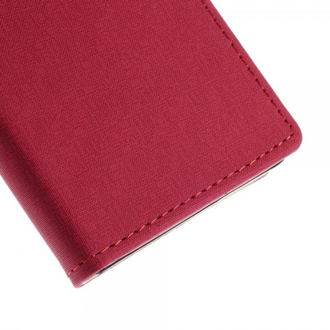 Sony Xperia M4 Aqua Leder Case mit Labyrinth Muster - rosa