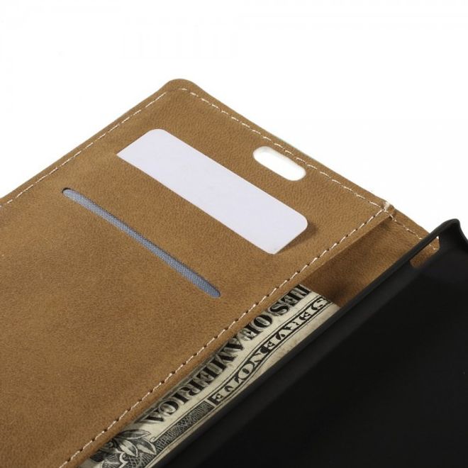 Sony Xperia M4 Aqua Leder Case mit vielen kleinen Eulen - cyan