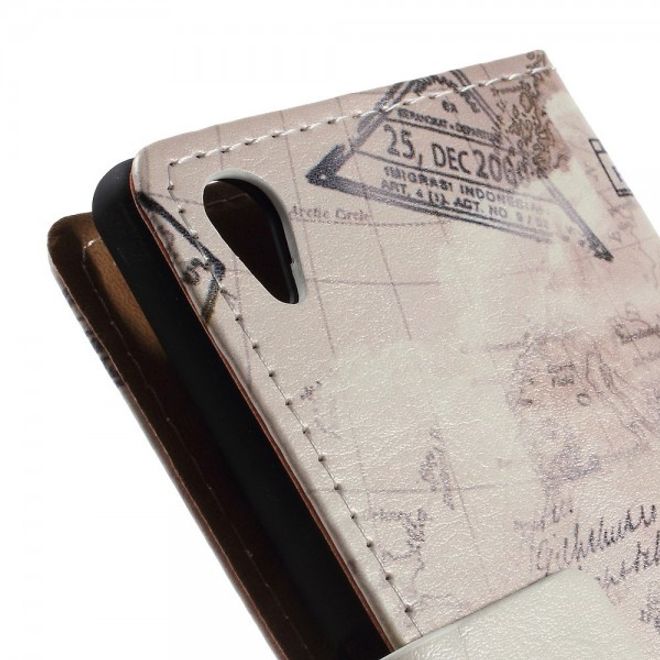 Sony Xperia M4 Aqua Leder Case mit Triumphbogen