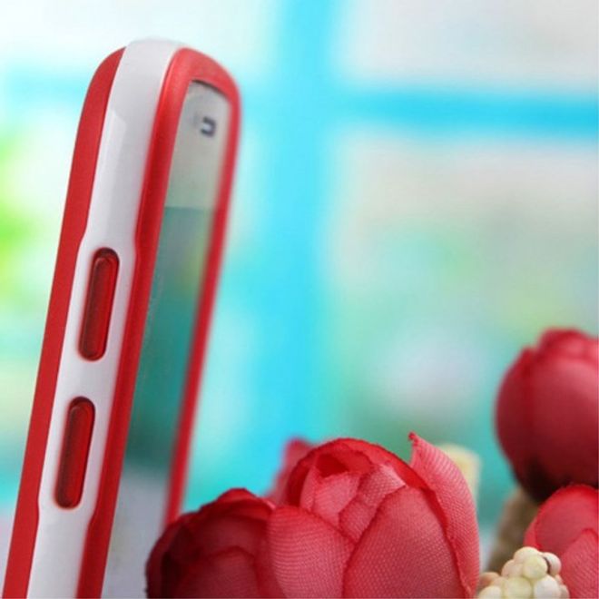 Samsung Galaxy S6 Modisches Plastik Case von Enkay - rot