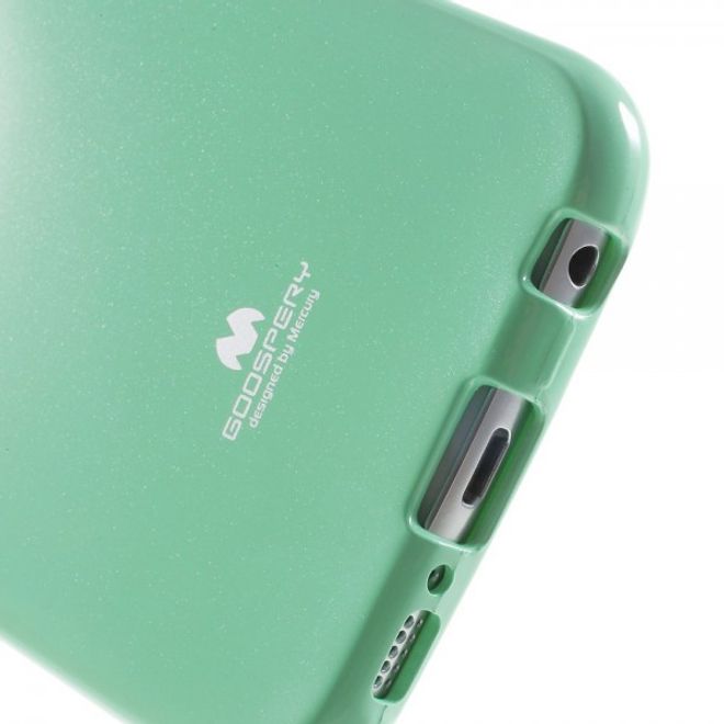 Goospery - Samsung Galaxy S6 Handy Hülle - TPU Soft Case - Pearl Jelly Series - mint