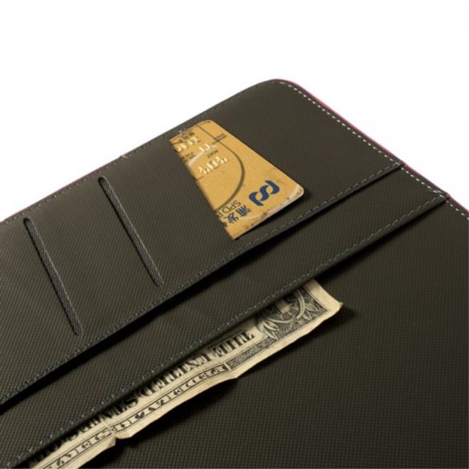 Samsung Galaxy Tab Pro 10.1 (T520/T525) Praktisches Crazy Horse Leder Case mit Standfunktion - rosa