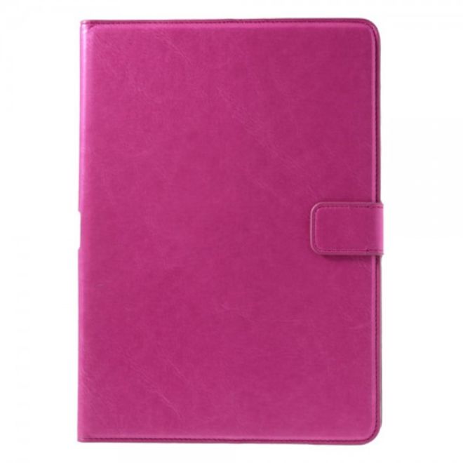 Samsung Galaxy Tab Pro 10.1 (T520/T525) Praktisches Crazy Horse Leder Case mit Standfunktion - rosa