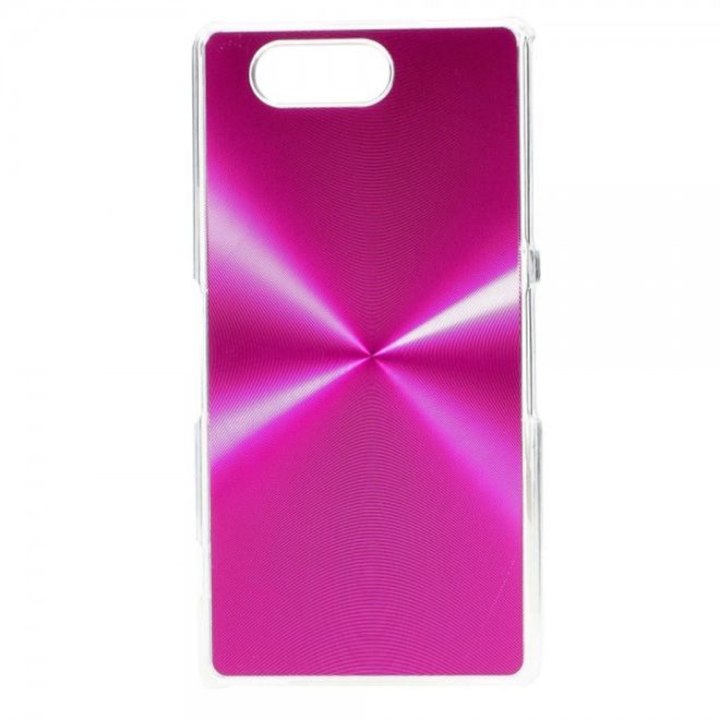 Sony Xperia Z3 Compact Hart Plastik Case mit einer CD-like Oberfläche - rosa