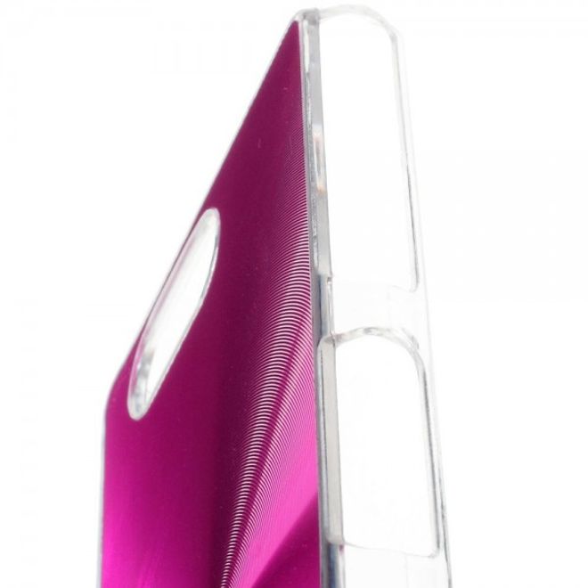 Sony Xperia Z3 Compact Hart Plastik Case mit einer CD-like Oberfläche - rosa