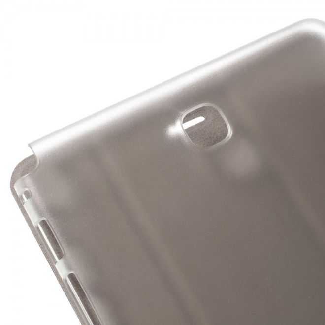 Samsung Galaxy Tab A 8.0 (T350) Leder Case mit seidenartiger Textur und Standfunktion - schwarz