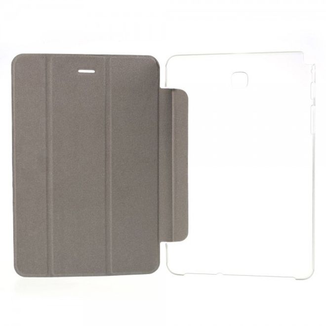 Samsung Galaxy Tab A 8.0 (T350) Leder Case mit seidenartiger Textur und Standfunktion - rot