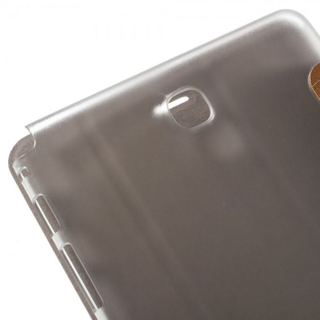 Samsung Galaxy Tab A 8.0 (T350) Leder Case mit seidenartiger Textur und Standfunktion - gold