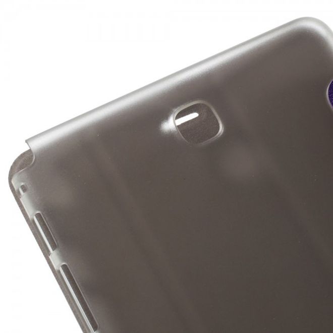 Samsung Galaxy Tab A 8.0 (T350) Leder Case mit seidenartiger Textur und Standfunktion - purpur