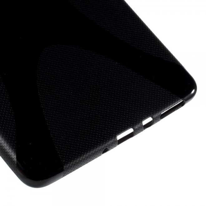 Samsung Galaxy Tab A 8.0 (T350) Elastisches Plastik Case X-Shape - schwarz