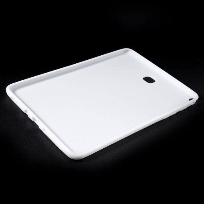 Samsung Galaxy Tab A 8.0 (T350) Elastisches Plastik Case X-Shape - weiss