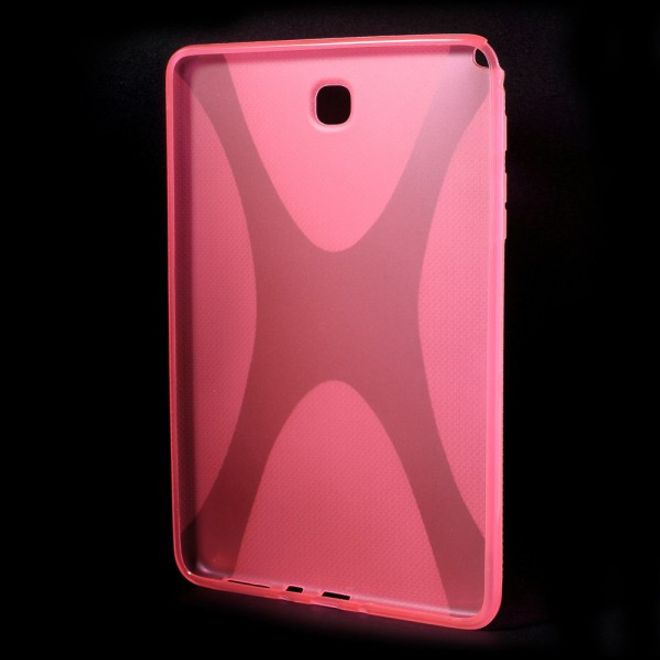 Samsung Galaxy Tab A 8.0 (T350) Elastisches Plastik Case X-Shape - rosa