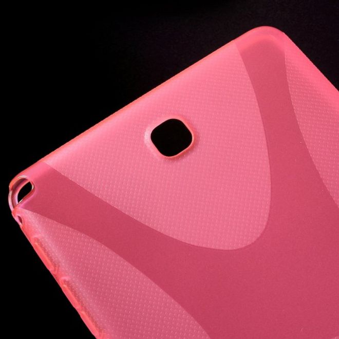 Samsung Galaxy Tab A 8.0 (T350) Elastisches Plastik Case X-Shape - rosa