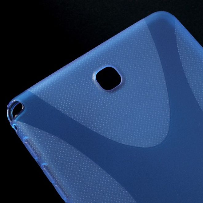 Samsung Galaxy Tab A 8.0 (T350) Elastisches Plastik Case X-Shape - blau
