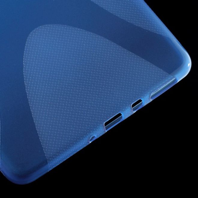 Samsung Galaxy Tab A 8.0 (T350) Elastisches Plastik Case X-Shape - blau