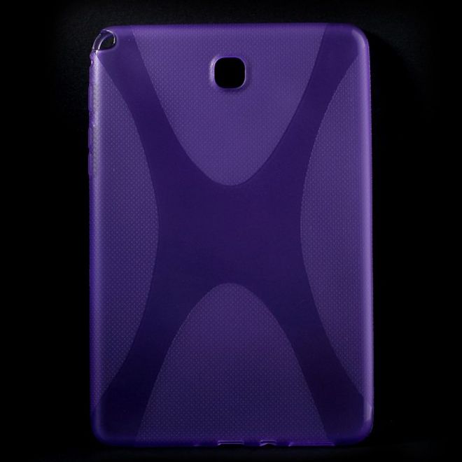 Samsung Galaxy Tab A 8.0 (T350) Elastisches Plastik Case X-Shape - purpur