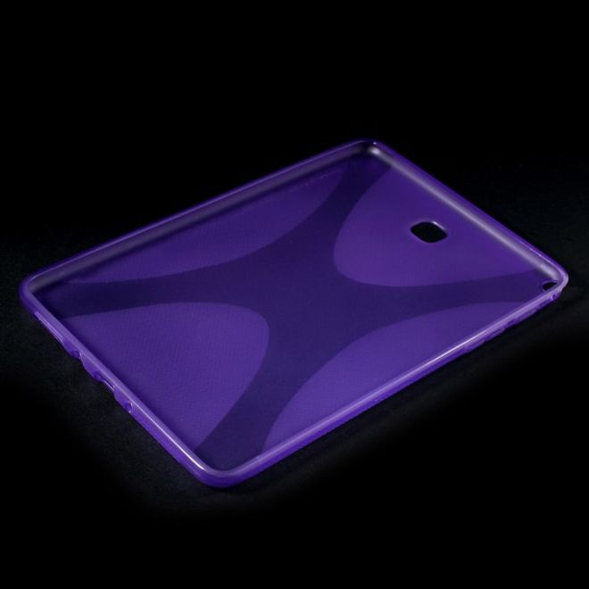 Samsung Galaxy Tab A 8.0 (T350) Elastisches Plastik Case X-Shape - purpur