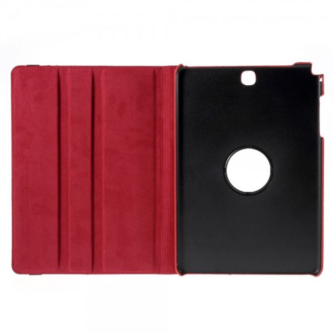 Samsung Galaxy Tab A 9.7  Leder Case mit Litchitextur - rot