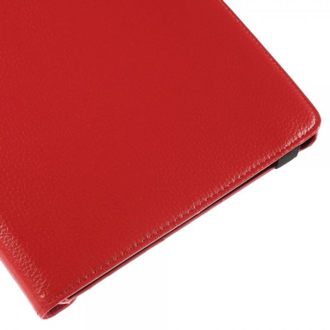 Samsung Galaxy Tab A 9.7  Leder Case mit Litchitextur - rot