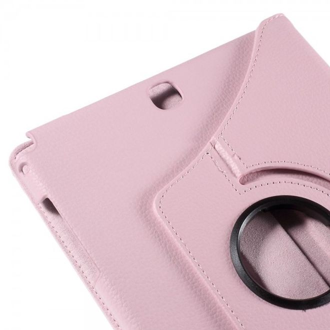 Samsung Galaxy Tab A 9.7 Hülle - 360° rotierbares Case aus Leder - rosa