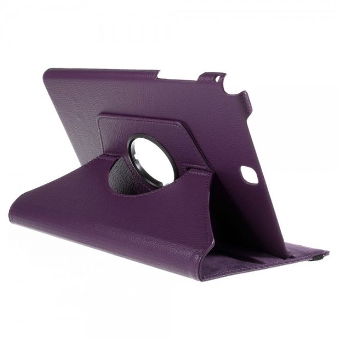 Samsung Galaxy Tab A 9.7 Hülle - 360° rotierbares Case aus Leder - purpur