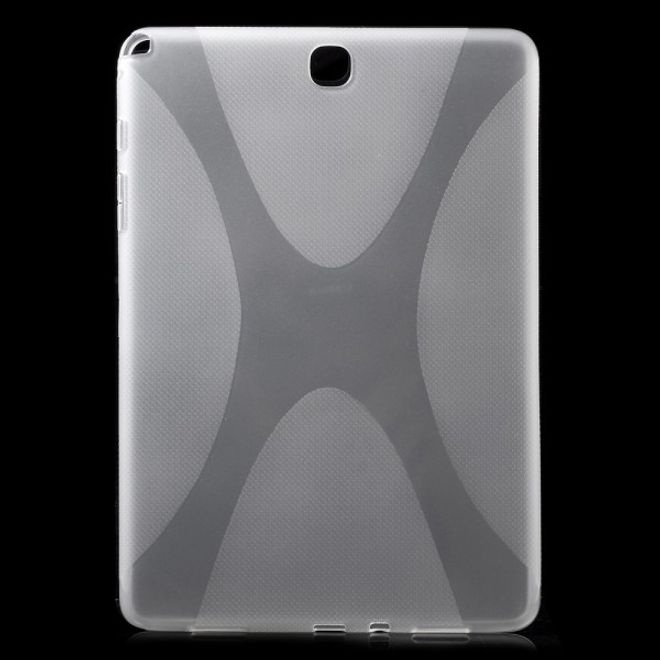 Samsung Galaxy Tab A 9.7  Elastisches Plastik Case X-Shape - transparent