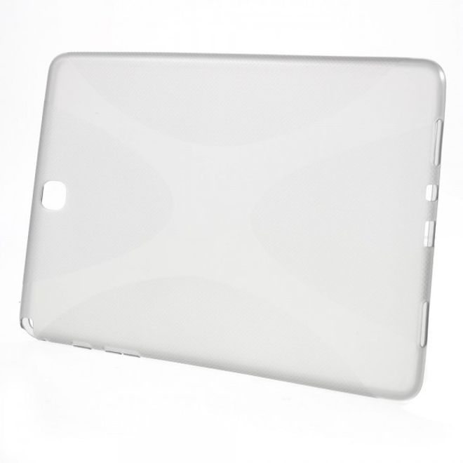 Samsung Galaxy Tab A 9.7  Elastisches Plastik Case X-Shape - grau