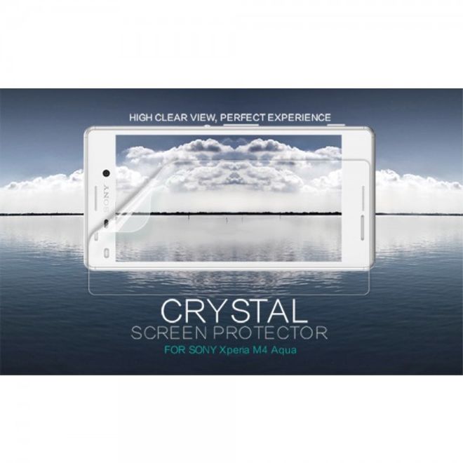 Sony Xperia M4 Aqua Schutzfolie mit Anti-Fingerabdruck Oberfläche von Nillkin