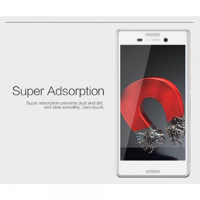 Sony Xperia M4 Aqua Schutzfolie mit Anti-Fingerabdruck Oberfläche von Nillkin