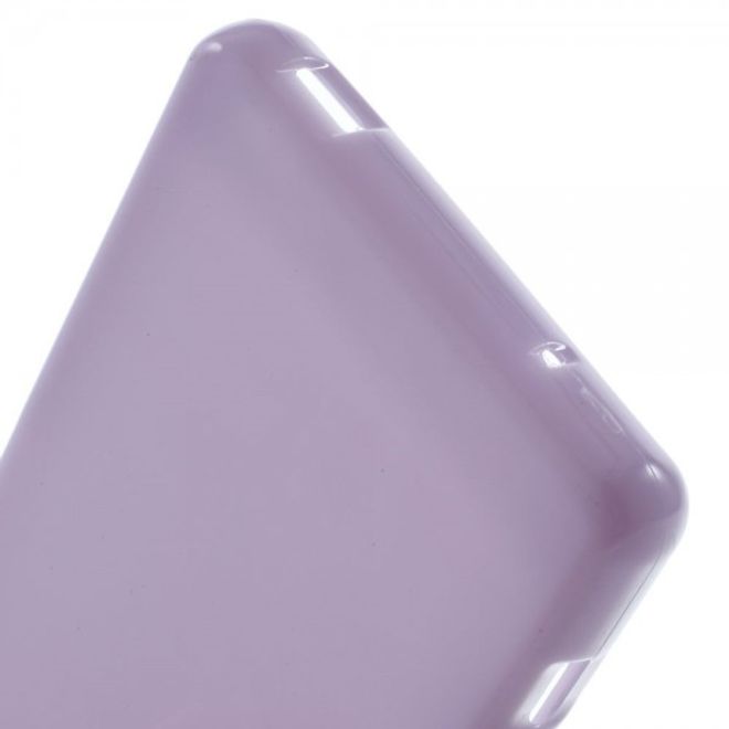 Sony Xperia Z3 Compact Elastisches, leicht glänzendes Plastik Case - purpur