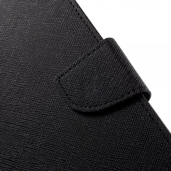 Goospery - Samsung Galaxy Tab A 8.0 (T350) Hülle - Tablet Bookcover - Fancy Diary Series - schwarz